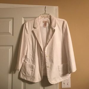 White Chambray Jacket
